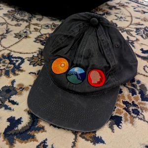 Gray Hat Cap Strap Back Gray